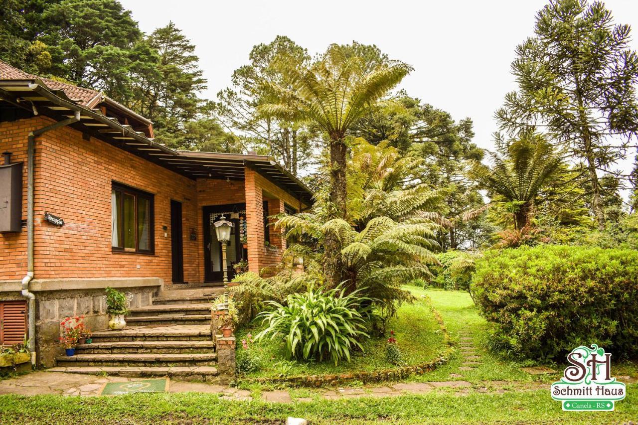 Estalagem Schmitt Haus Vila Canela Exterior foto