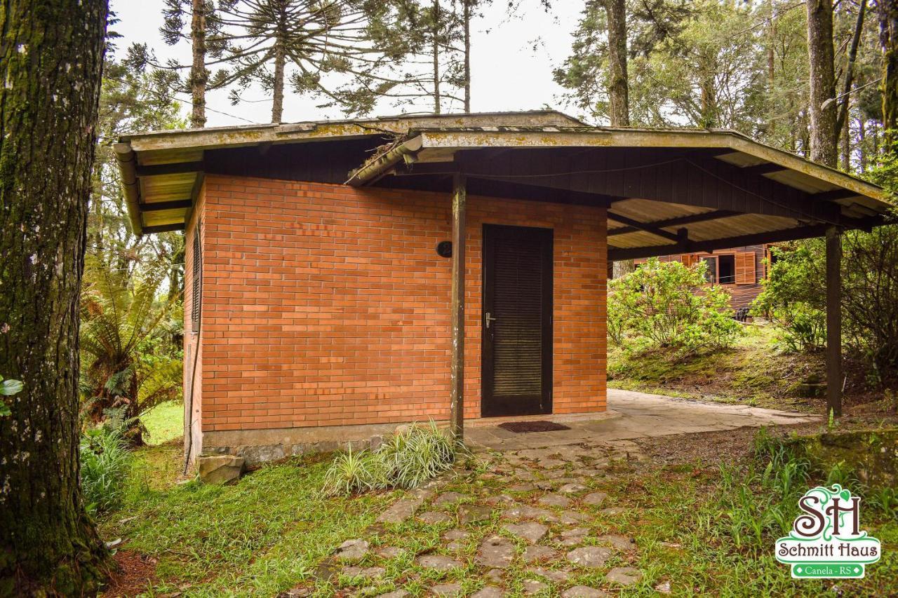 Estalagem Schmitt Haus Vila Canela Exterior foto